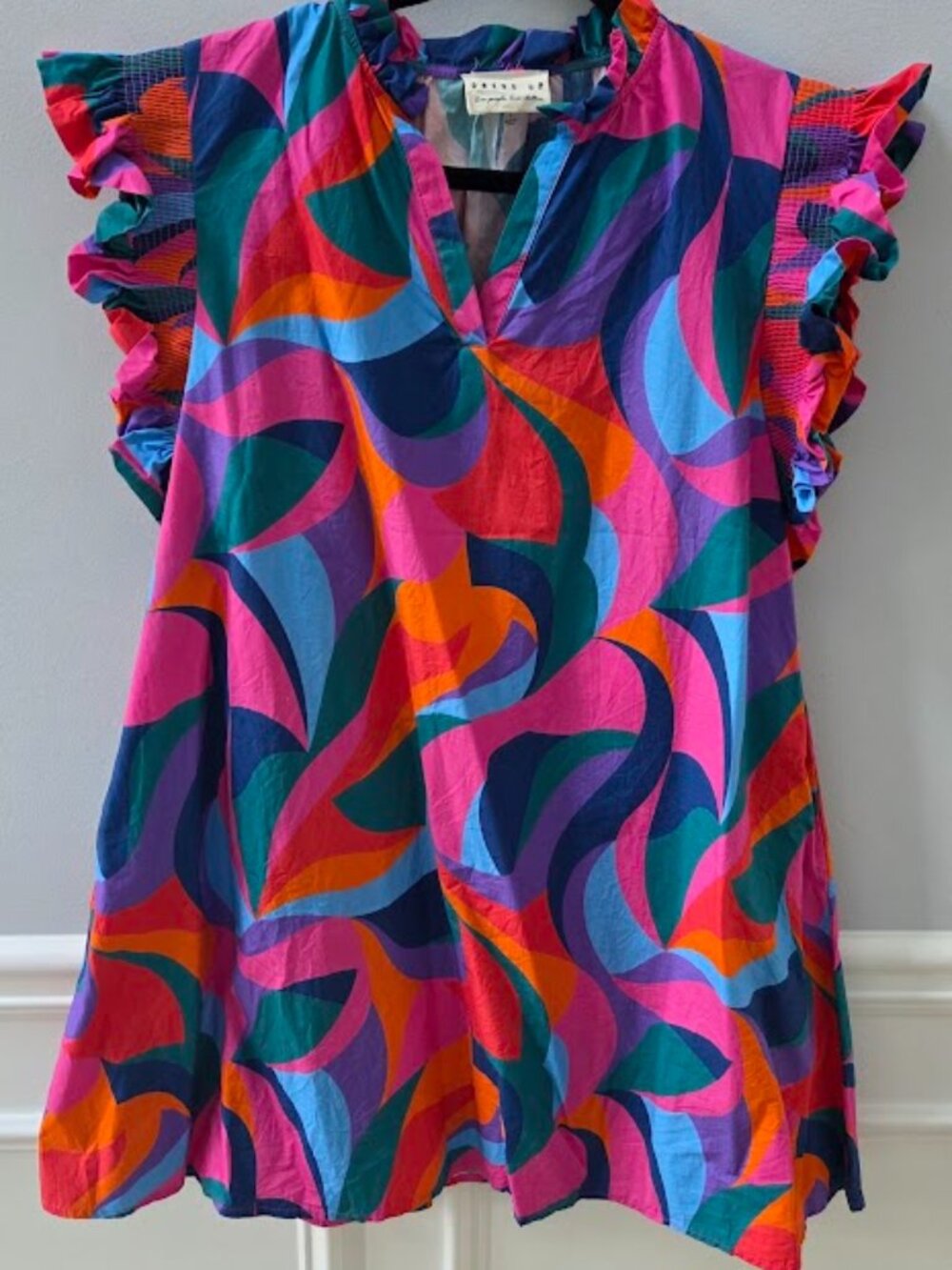 Vibrant Colorful Minidress